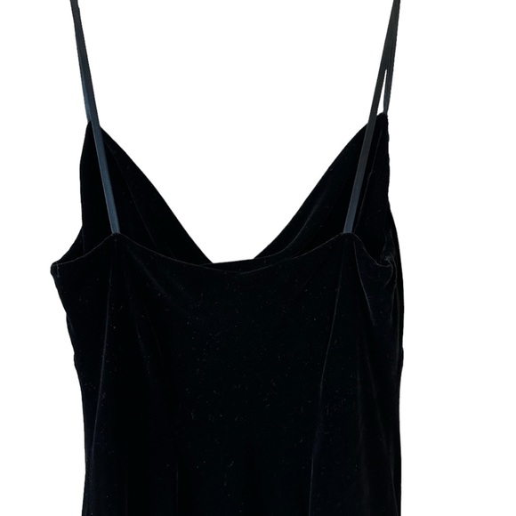 Banana Republic, Black Velvet Scoop neck dress - Picture 5 of 5